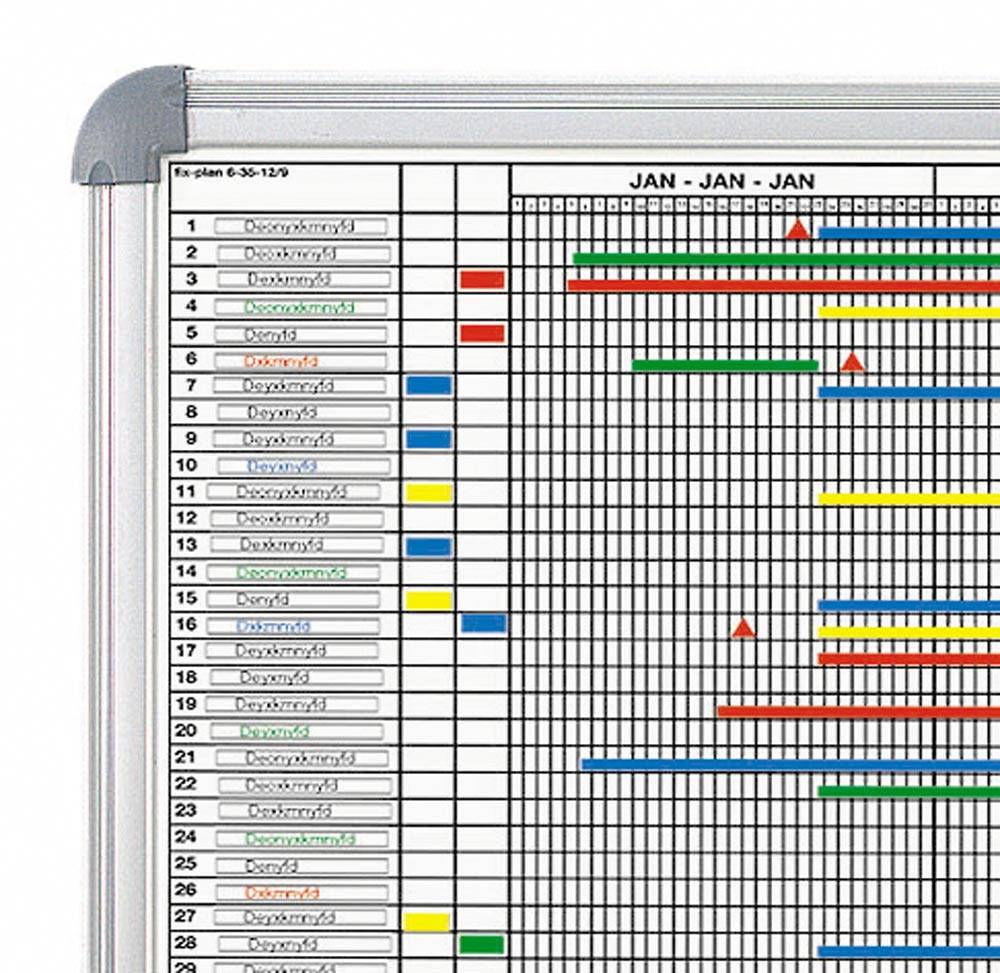 Maul 6497584 Jahresplantafel Stahl 120 cm x 90 cm-1