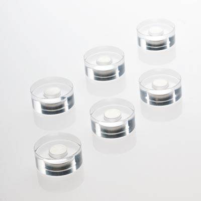 magnetoplan Magnet Design 1680025 25mm Acryl 6 St./Pack-1