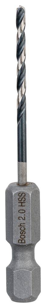 HSS-Spiralbohrer mit SechskantschaftImpactControl, 2,0x60x24 mm-0