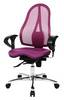 Bürodrehstuhl, Sitz-BxTxH 480x440x430-540 mm, Lehnenh. 550-600 mm, Permanentk.,