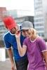 5 Panel Promo Sandwich Cap 5 Panel Promo Cap mit kontrastfarbigem Sandwich schwarz/grau, Gr. one size-1