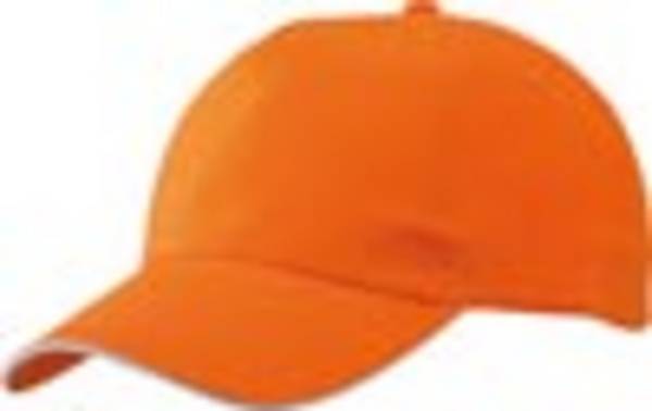 5 Panel Promo Sandwich Cap 5 Panel Promo Cap mit kontrastfarbigem Sandwich weiß/orange, Gr. one size