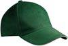 5 Panel Sandwich Cap 5 Panel Cap mit kontrastfarbigem Sandwich grün/braun, Gr. one size-0