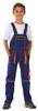Junior Latzhose, Farbe marine/orange, Gr.146/152-0