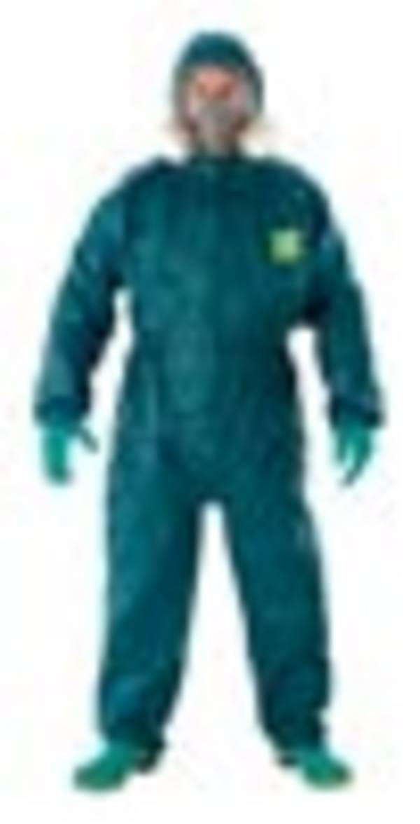 Chemikalien-Schutzanzug AlphaTec 4000,Farbe grün, Gr.XL