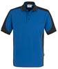 HAKRO Poloshirt Contrast MIKRALINAR® royalblau/anthrazit, 4XL-0