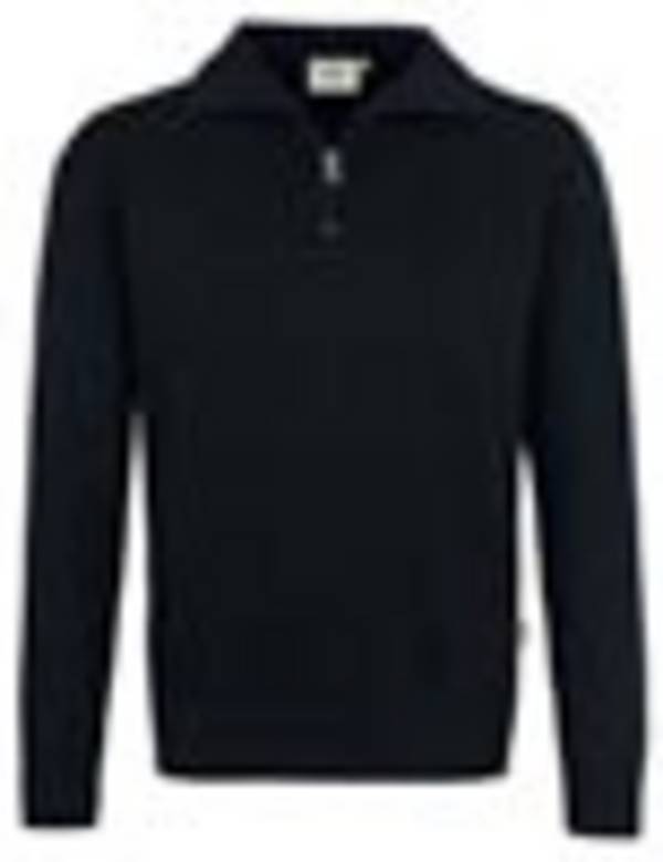 HAKRO Zip-Sweatshirt Premium schwarz, XL