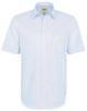 Business-Hemd 1/2-Arm,Farbe himmelblau, Gr.S