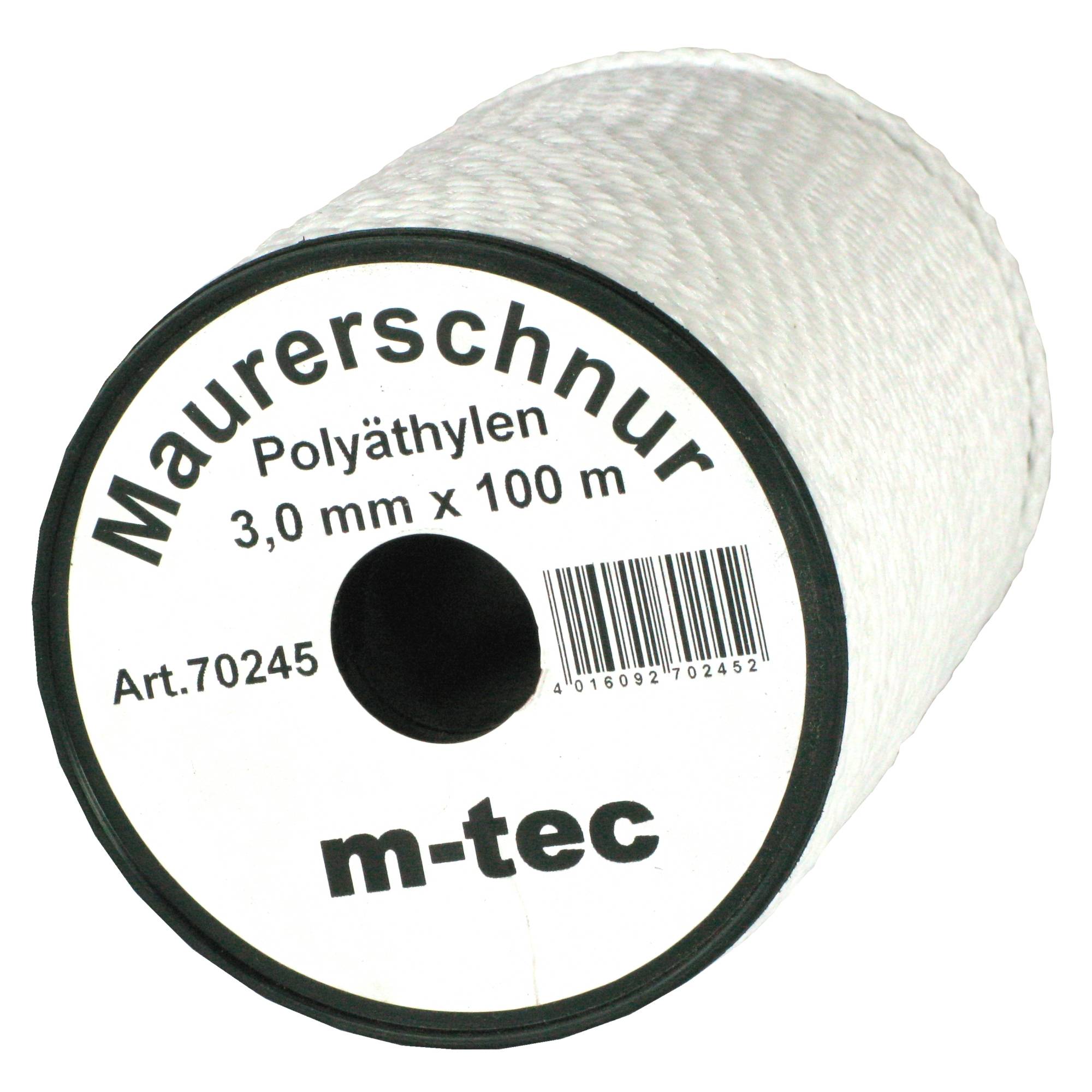 Lot-Maurerschnur 100 m x Ø 3,0 mm Weiss-0