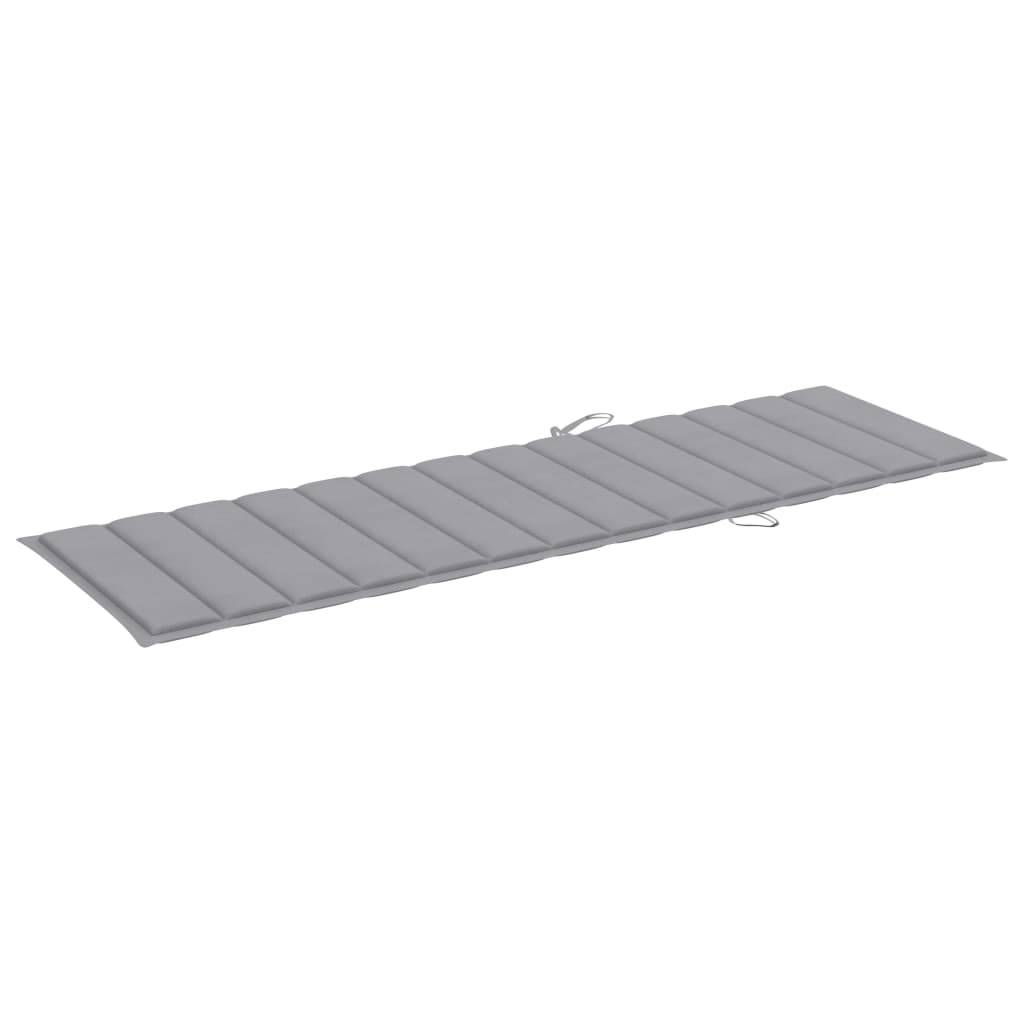 vidaXL Sonnenliege mit Auflage Akazie Massivholz-1