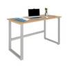 Schreibtisch Computertisch WORKSPACE LIGHT I 120 x 60 cm buche silber hjh OFFICE