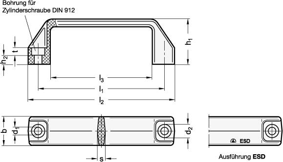 Bügelgriffe, Kunststoff-1