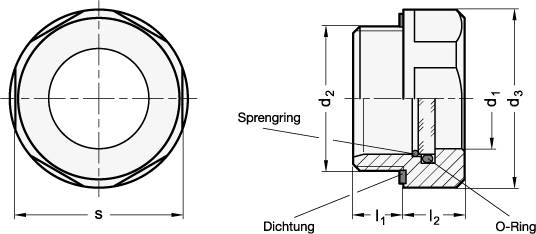 ATEX-Schaugläser, Aluminium / ESG-Glas-2