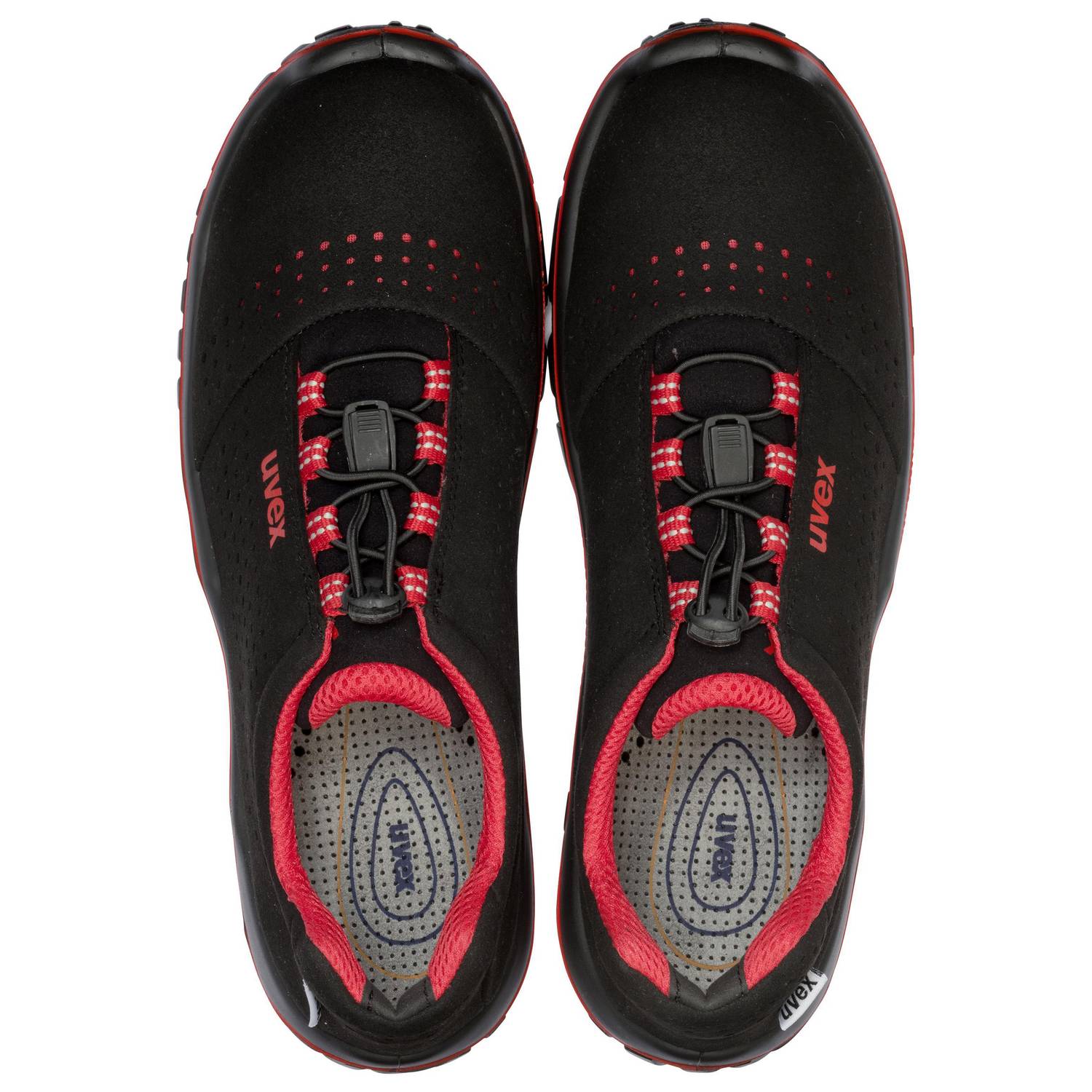 Uvex Motion Style - Sicherheitsschuhe S1 SRC ESD - Rot-Schwarz - 47-1