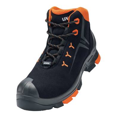 Uvex 2 6509243 Sicherheitsstiefel S3 Schuhgröße (EU): 43 Schwarz, Orange 1 Paar