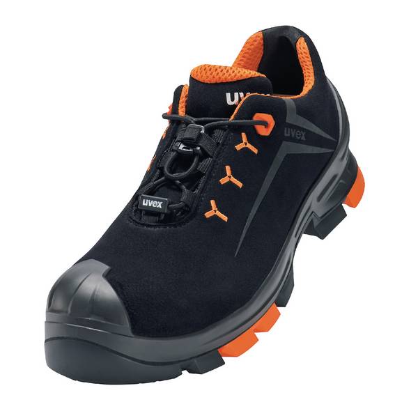 Uvex 2 Arbeitsschuhe - Sicherheitshalbschuhe S3 SRC ESD - Orange-Schwarz - 48