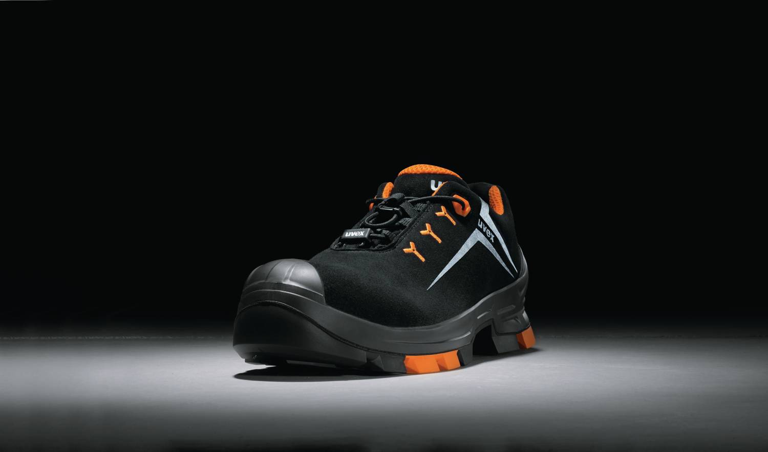 Uvex 2 Arbeitsschuhe - Sicherheitshalbschuhe S3 SRC ESD - Orange-Schwarz - 48-2