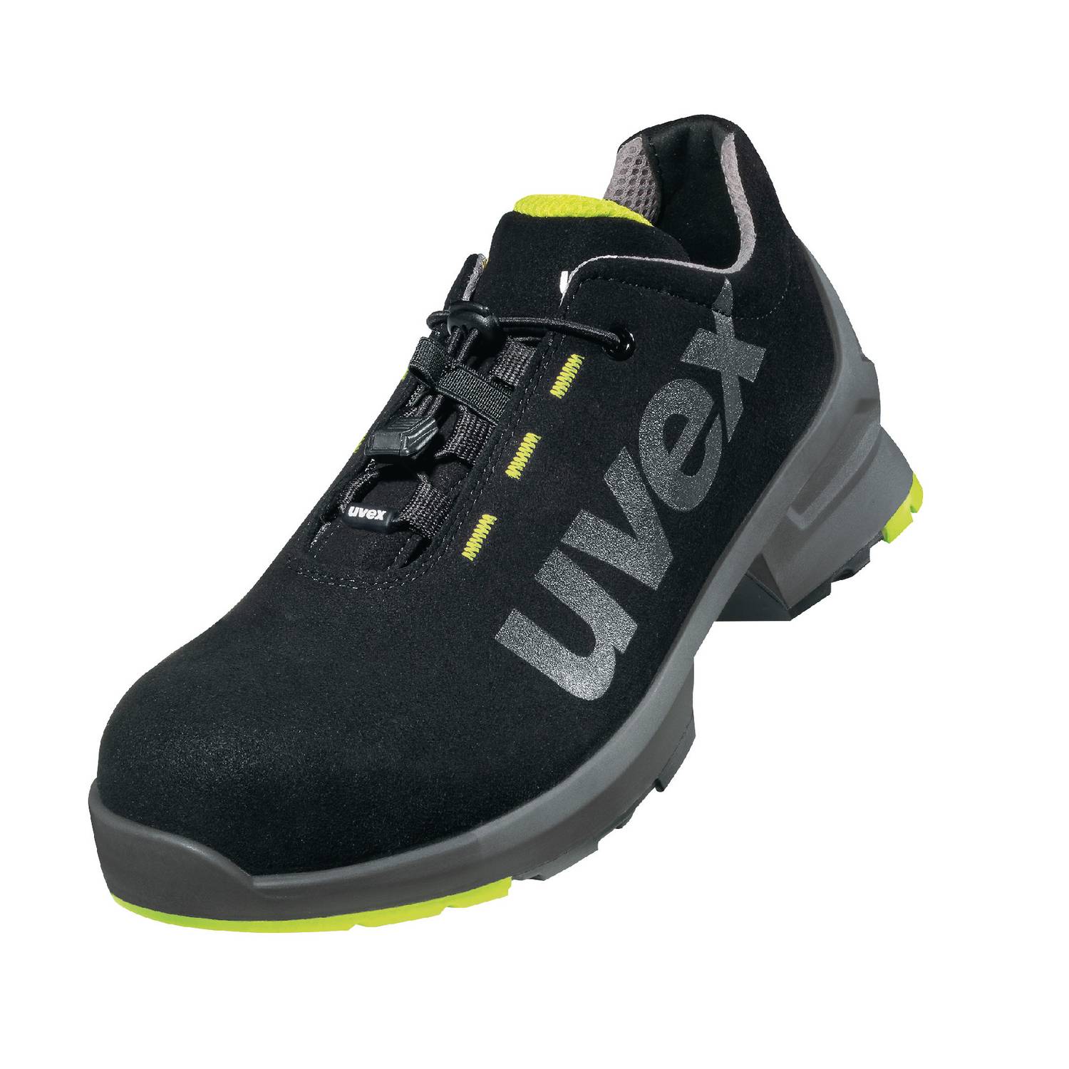 Uvex 1 Arbeitsschuhe - Sicherheitsschuhe S2 SRC ESD - Lime-Schwarz - Weite 10 / Schmal - GR - 43-0