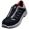uvex 6908 6908245 Sicherheitshalbschuh S1P Schuhgröße (EU): 45 Schwarz/Rot 1 Paar