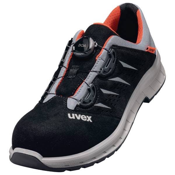 uvex 6908 6908245  Sicherheitshalbschuh S1P Schuhgröße (EU): 45 Schwarz/Rot 1 Paar