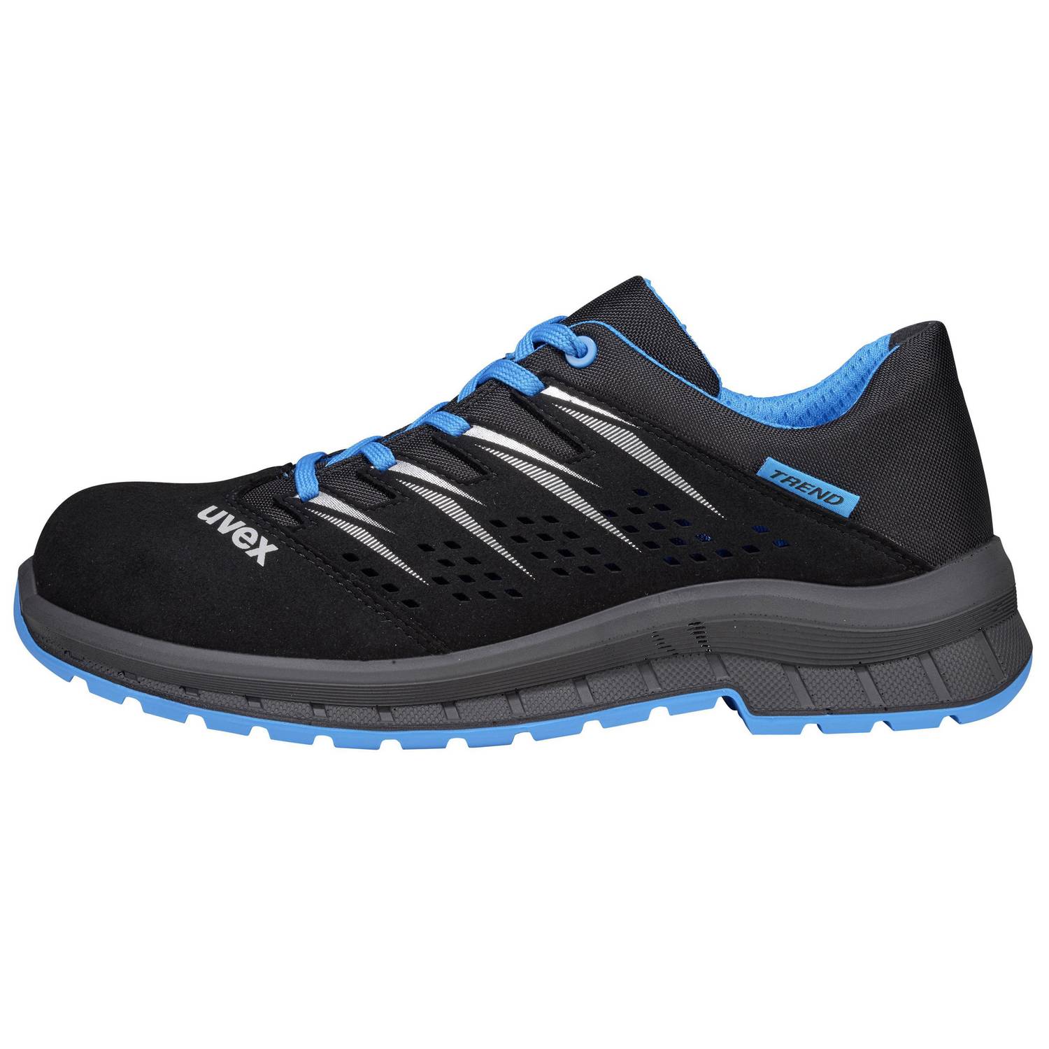 Uvex 2 Trend BOA - Sicherheitsschuhe S1 SRC ESD - Schwarz/Blau - Gr. 42-3