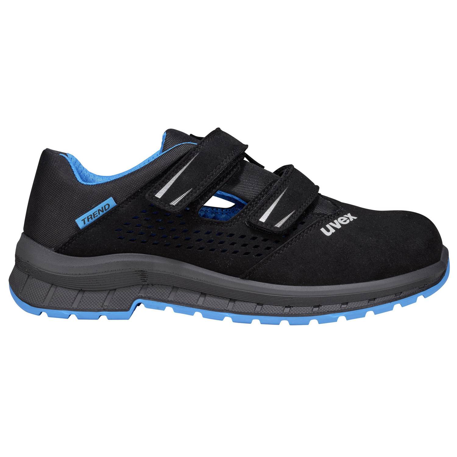 Uvex 2 Trend - Sicherheitssandalen S1P SRC ESD - Schwarz/Blau - Gr. 44-4