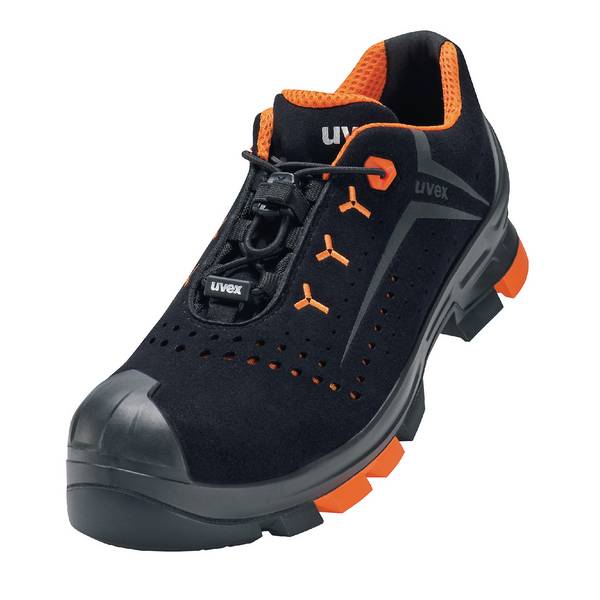 Uvex 2 Arbeitsschuhe - Sicherheitsscuhe S1 P SRC ESD - Orange-Schwarz - Weite 14 / Extra Breit - 45
