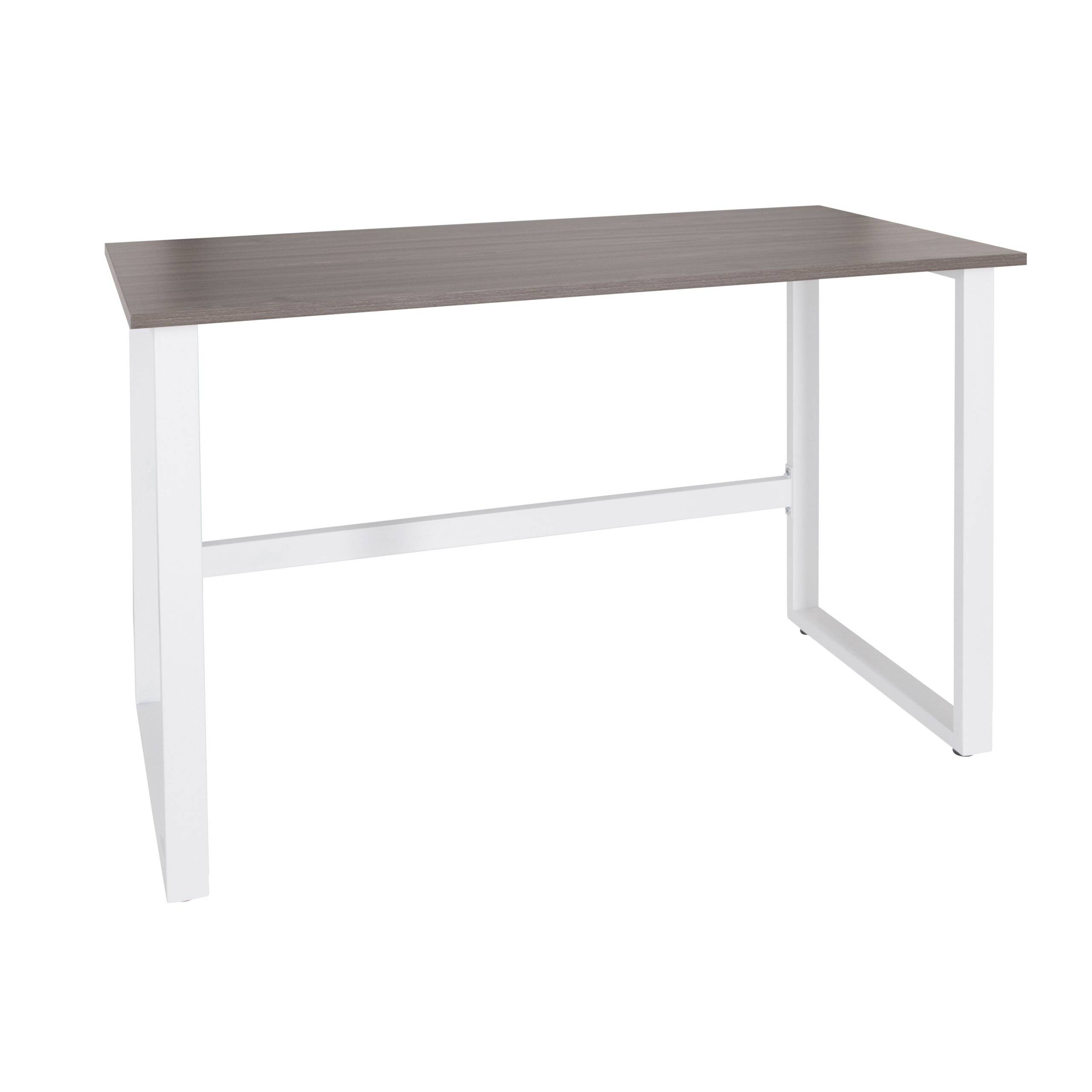 Schreibtisch Computertisch WORKSPACE LIGHT I 120 x 60 cm grau weiß hjh OFFICE-3