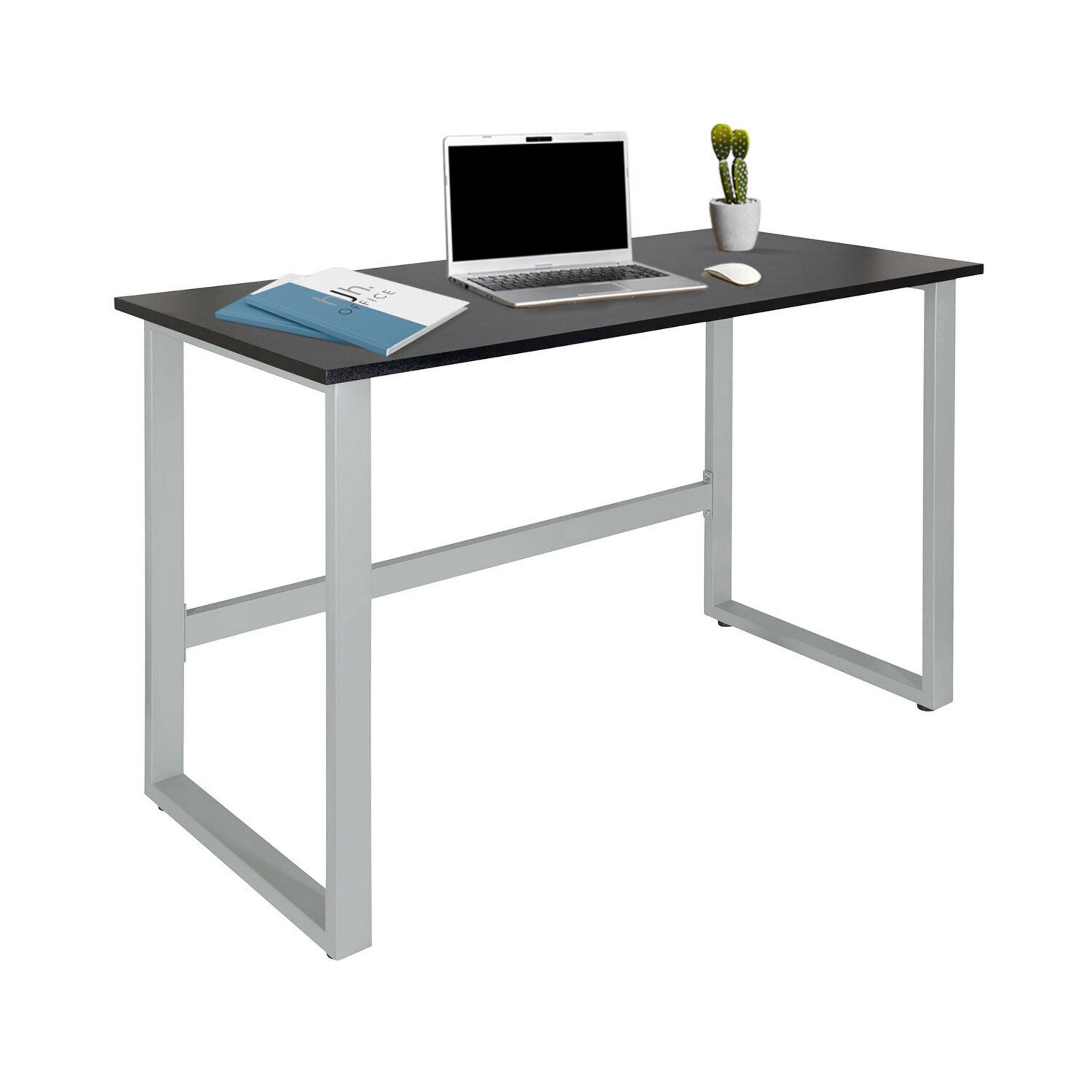 Schreibtisch Computertisch WORKSPACE LIGHT I 120 x 60 cm graphit silber hjh OFFICE