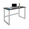 Schreibtisch Computertisch WORKSPACE LIGHT I 120 x 60 cm graphit silber hjh OFFICE