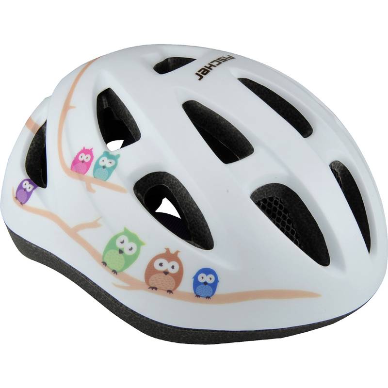 FISCHER Kinder-Fahrrad-Helm "Eule", Größe: S/M-0
