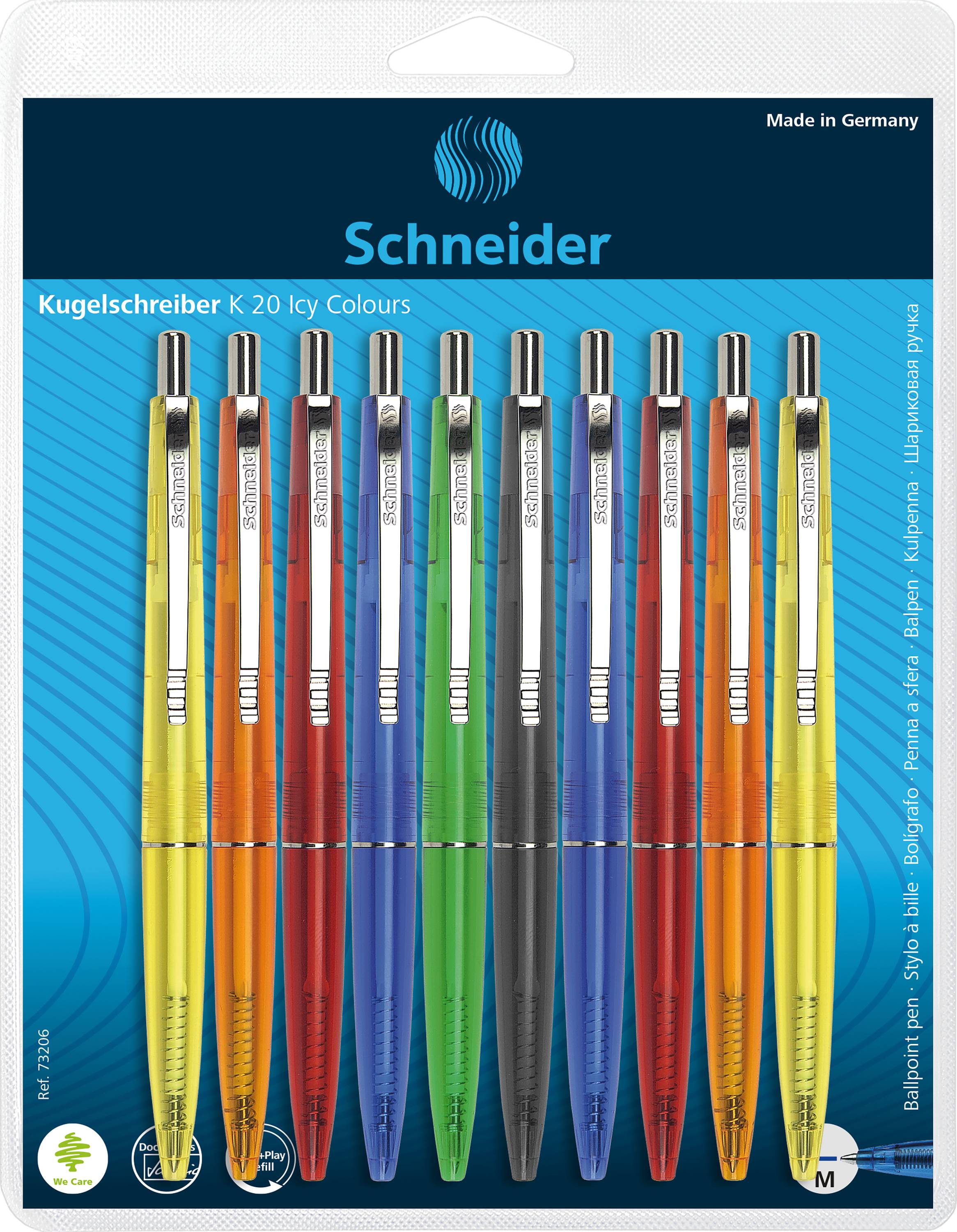 Kugelschreiber K 20 Icy Colours Blisterkarte mit 10 Stück, sortiert-2