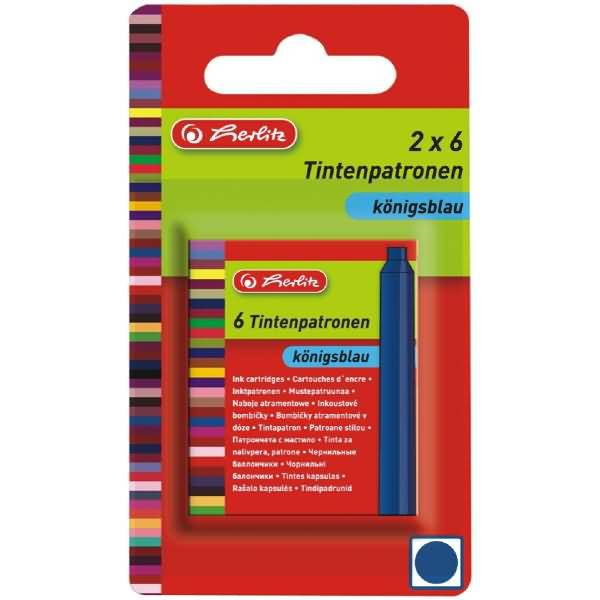 herlitz Tintenpatrone, königsblau (8622102)-1