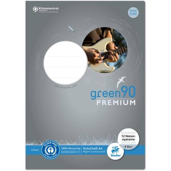 Staufen® Staufen® Notenheft Lineatur 14 Notenlineatur DIN A4 040790014-0