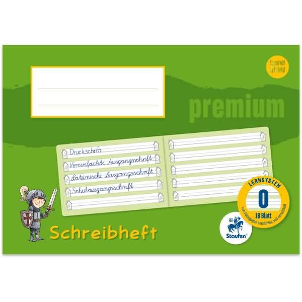 Schreibheft Premium A5 liniert Lineatur 0 16 Blatt