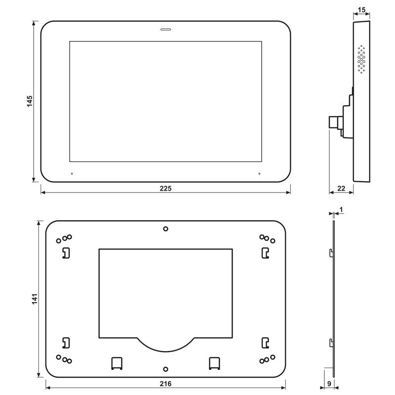 JUNG Smart Panel SP0081U KNX 8-1