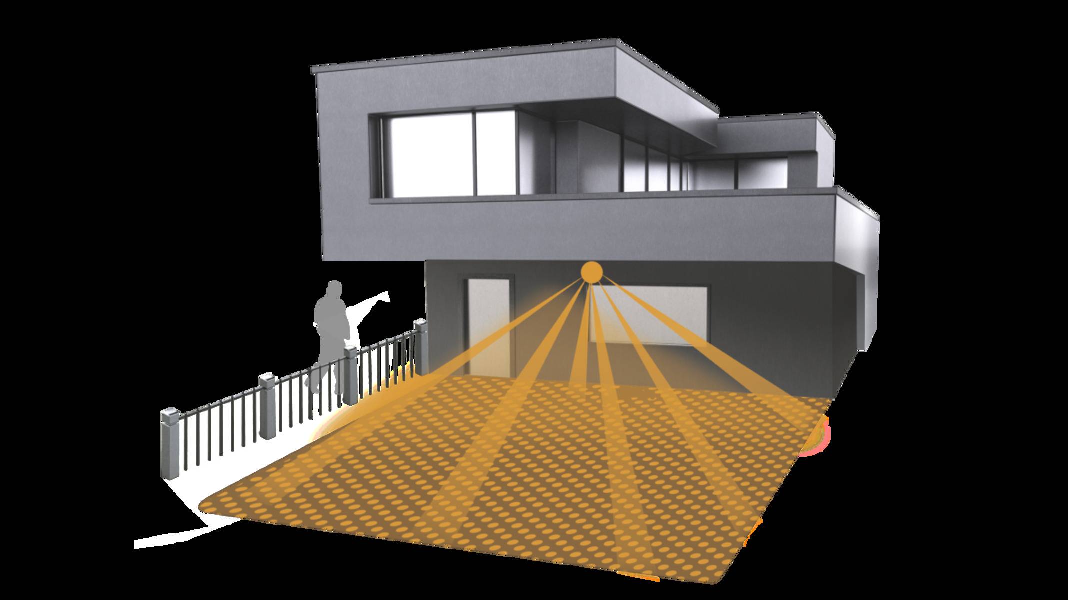 LED-Wand-/Deckenleuchte 14W 1430lm Sensor 4000 DL-VARIO-QUATTRO-PRO-NW-WS-2
