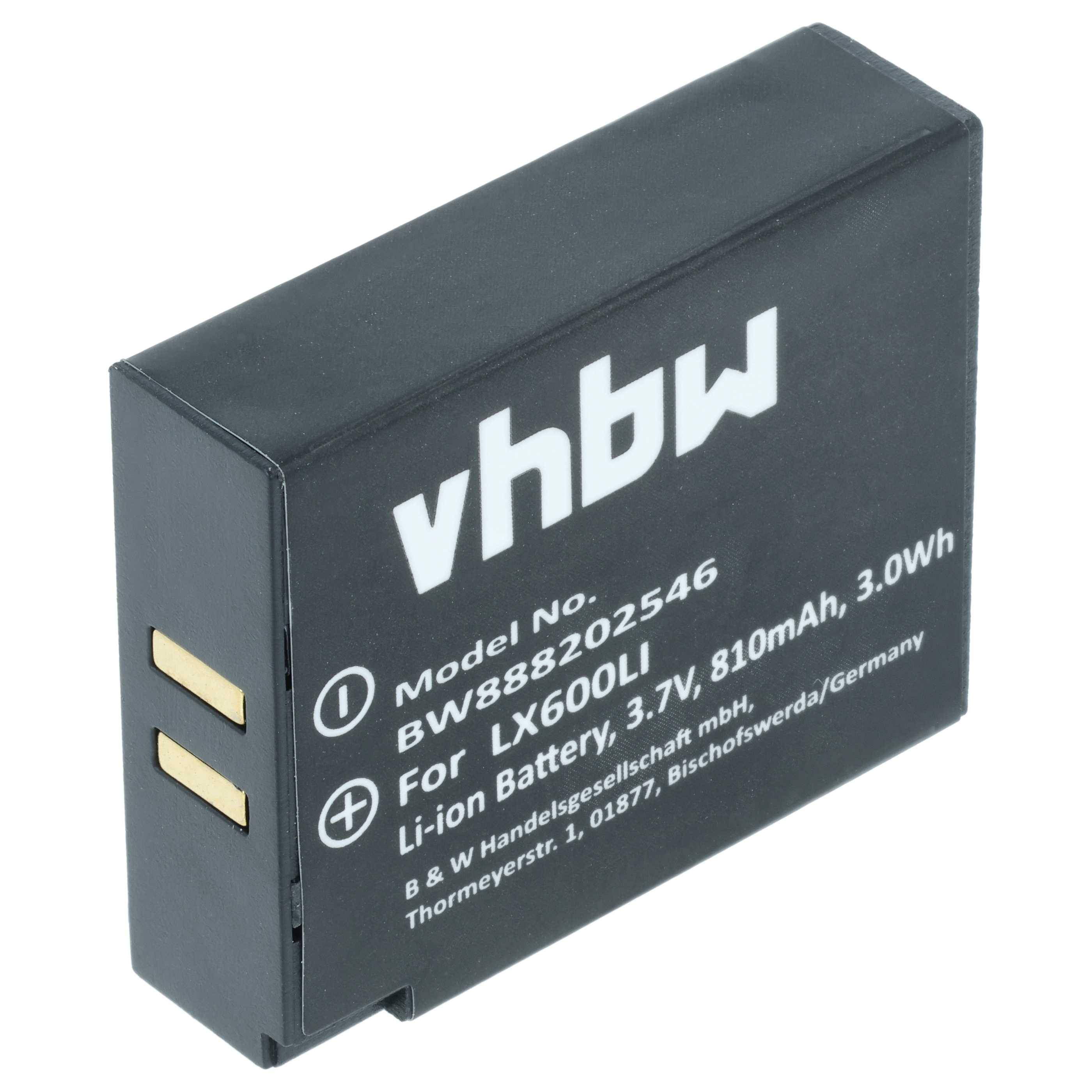 vhbw Akku kompatibel mit Eartec UltraLITE | Wireless Headset Kopfhörer (810mAh, 3,7V, Li-Ion)-0