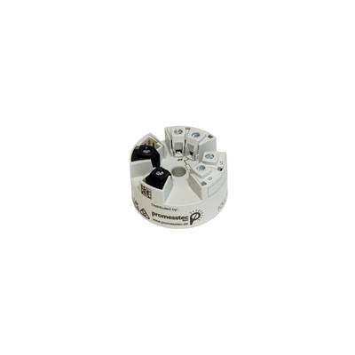 promesstec Kopfmessumformer / Eingang PT100 3-Leiter / Ausgang 4…20mA = 0°C…+50°C-0