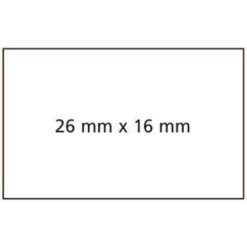 APLI Etiketten für Preisauszeichner, 26 x 16 mm, gelb-0