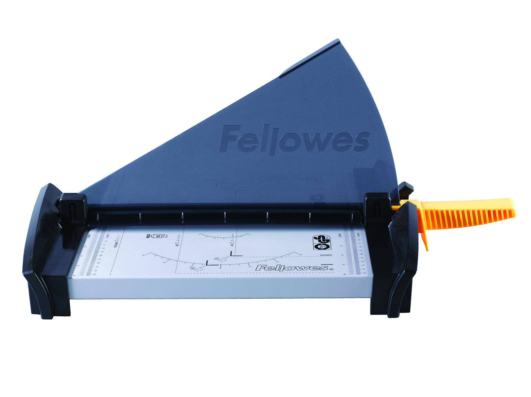 Fellowes Hebel-Schneidemaschine Fusion, DIN A4, schwarz/gelb (5300802)-3