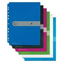 Dokumententasche DIN A4 Abheftrand PP transparent-1