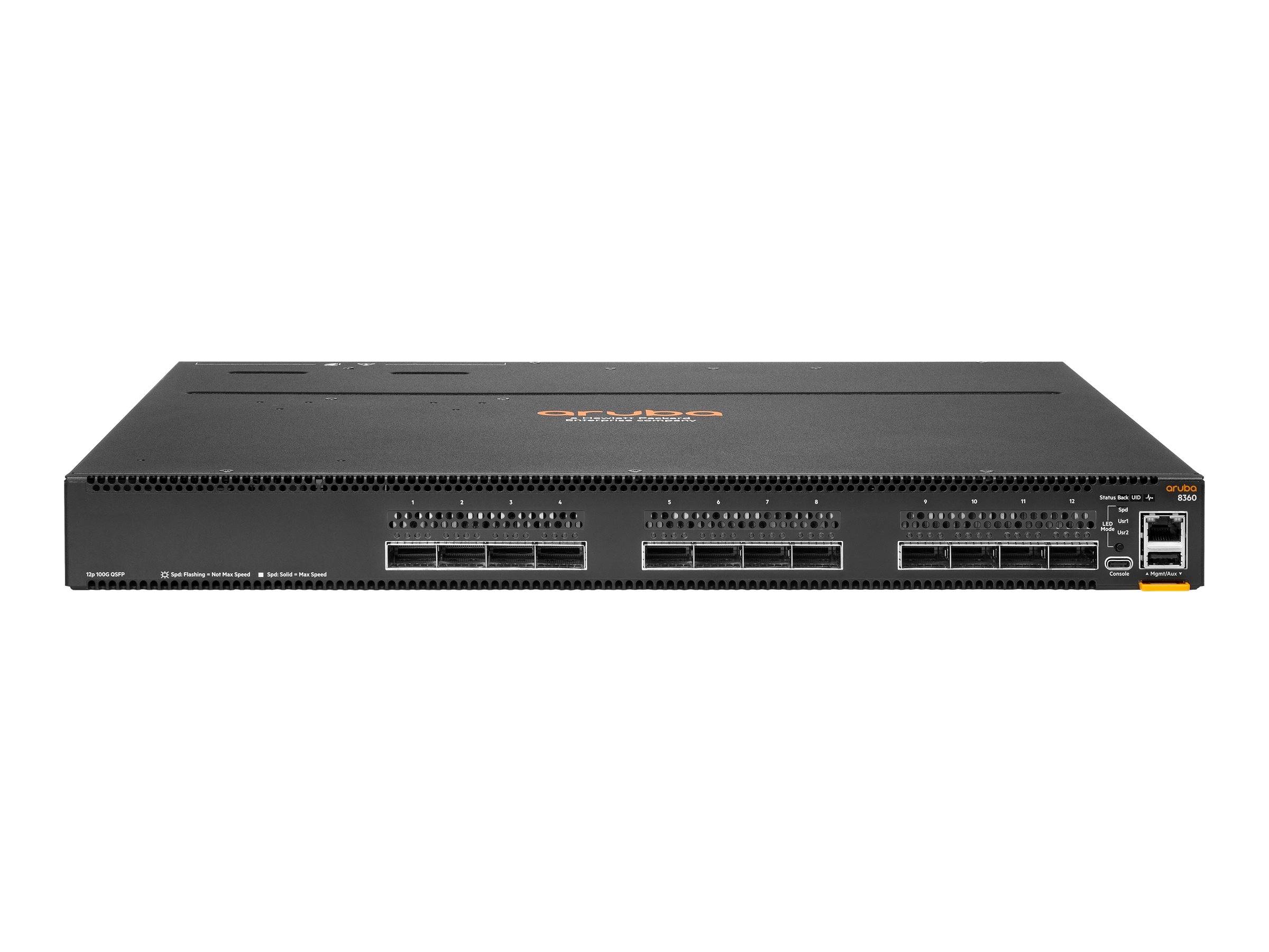 HPE Aruba 8360-12C - Switch - L3 - managed - 12 x 100 Gigabit QSFP28 / 40 Gigabit QSFP+-0