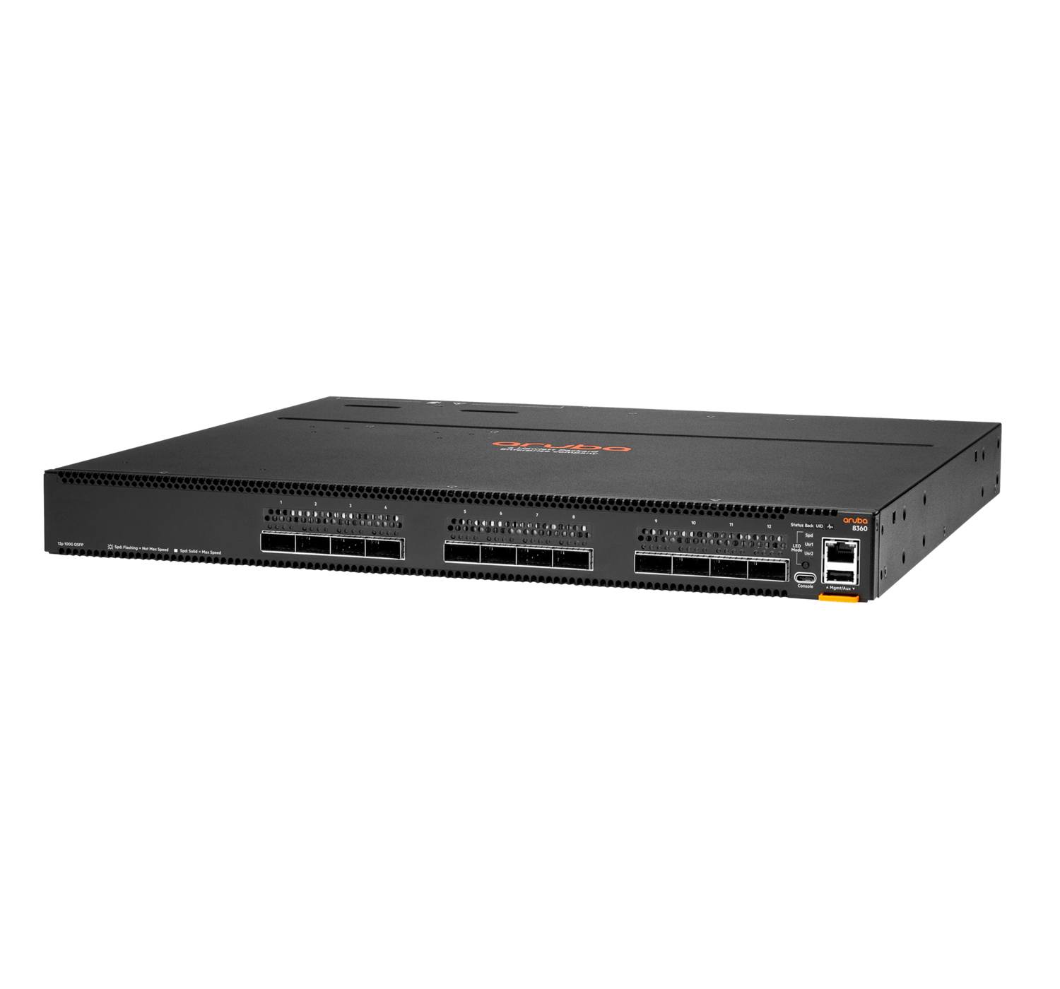HPE Aruba 8360-12C - Switch - L3 - managed - 12 x 100 Gigabit QSFP28 / 40 Gigabit QSFP+-2