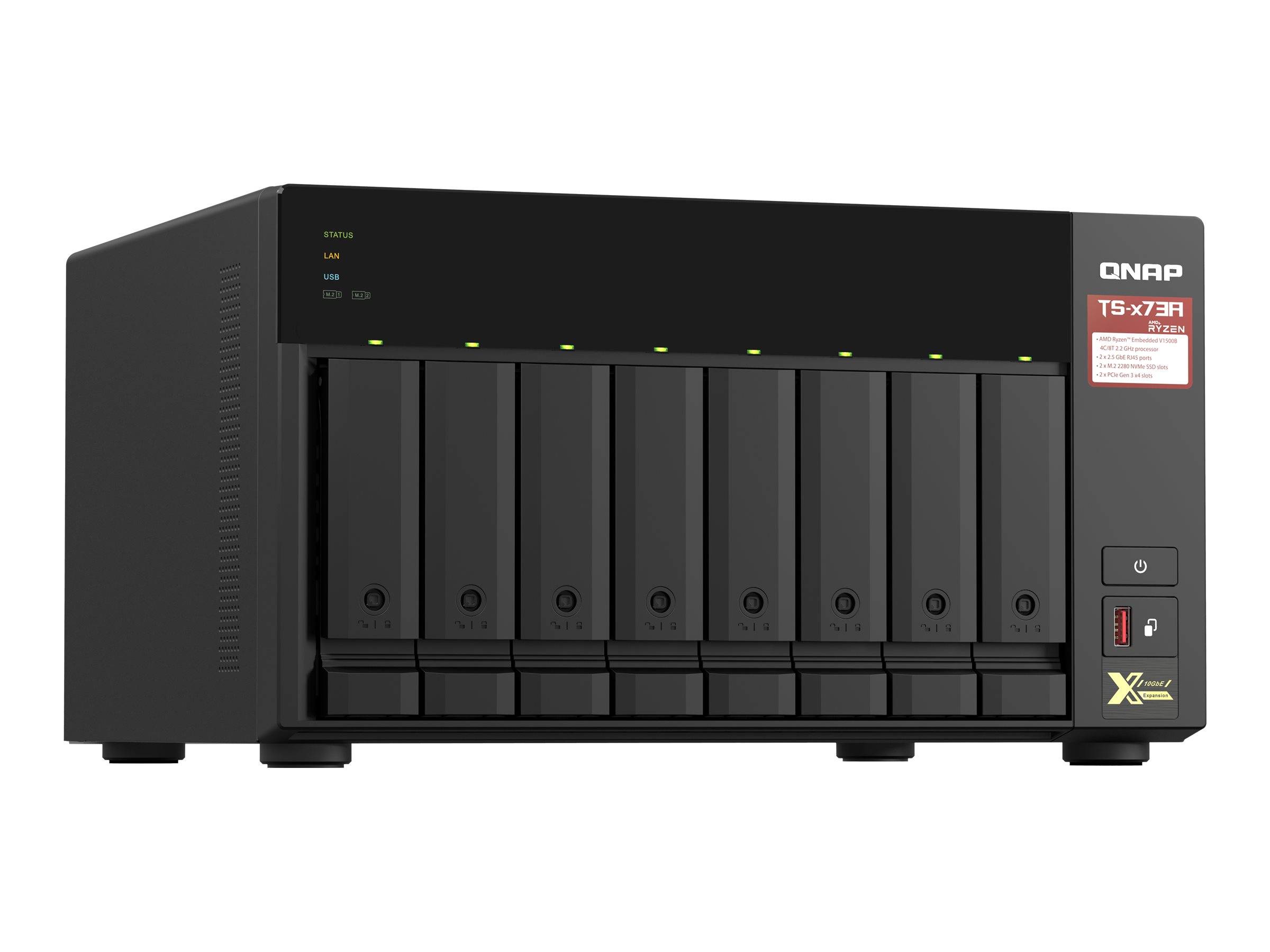 QNAP TS-873A - NAS-Server - 8 Schächte - SATA 6Gb/s-1