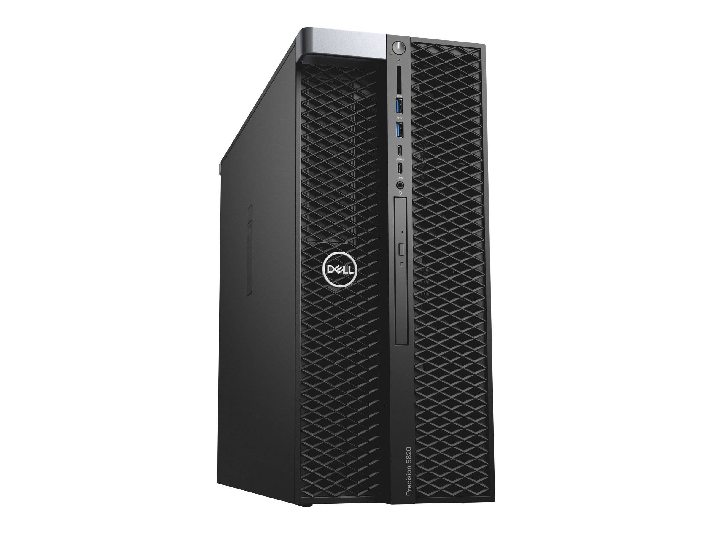 Dell Precision 5820 Tower - Mid tower - 1 x Xeon W-2235 / 3.8 GHz - vPro - RAM 32 GB - SSD 512 GB - DVD-Writer - RTX A50-2