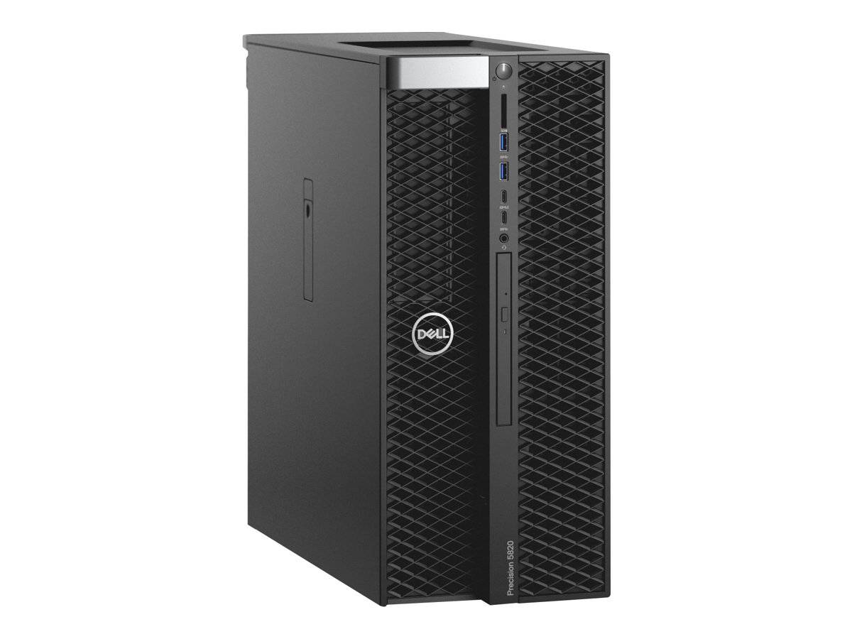 Dell Precision 5820 Tower - Mid tower - 1 x Xeon W-2235 / 3.8 GHz - vPro - RAM 32 GB - SSD 512 GB - DVD-Writer - RTX A50-3