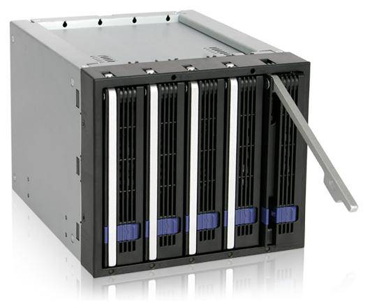 ICY DOCK - Cremax ICY Dock FatCage MB155SP-B - Gehäuse für Speicherlaufwerke mit Lüfter - 3.5"" (8.9 cm)-2
