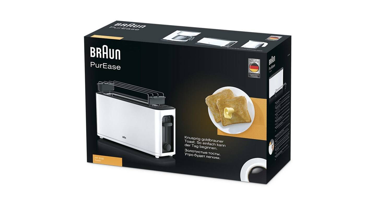 Braun PurEase HT3110WH - Toaster - 1 Steckplatz-3