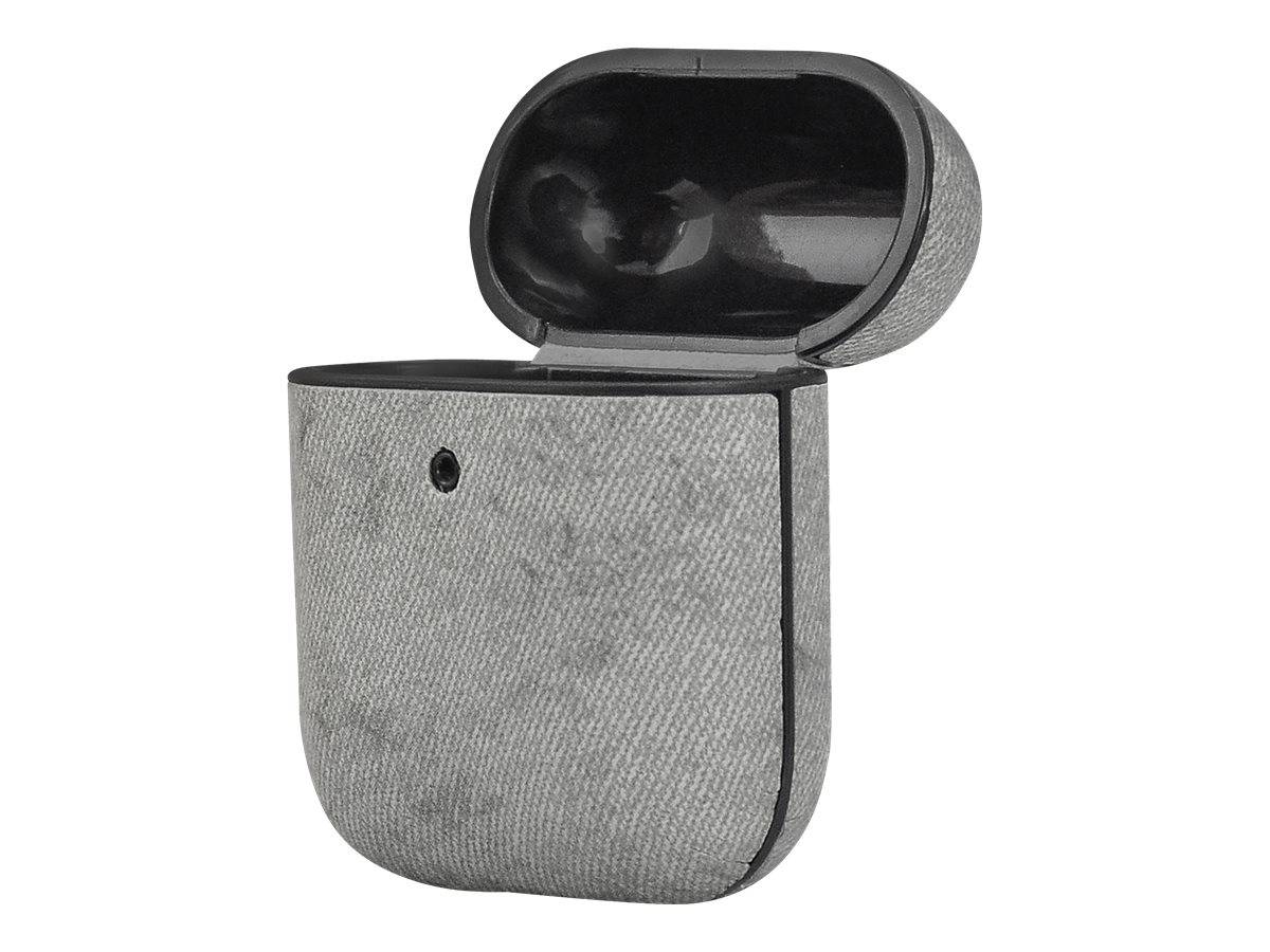 TERRATEC Air Box - Tasche für Kopfhöhrer - Polycarbonat - Fabric Gray - für Apple AirPods (1. Generation, 2. Generation)-3